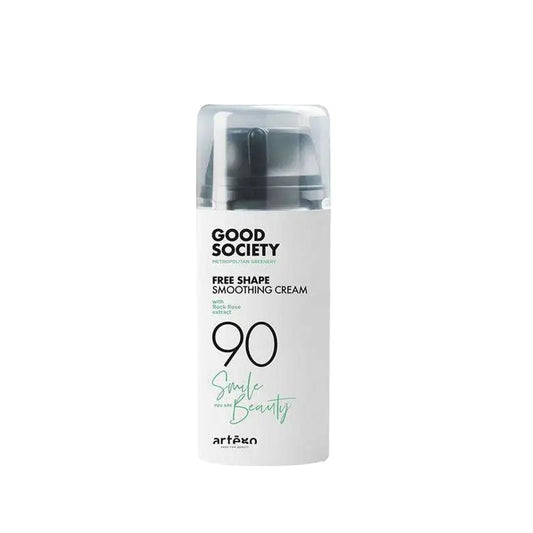 Artego Good Society 90 Free Shape Smoothing Cream - 100ml Hair Smoothing & Frizz Control for Curly & Wavy Hair