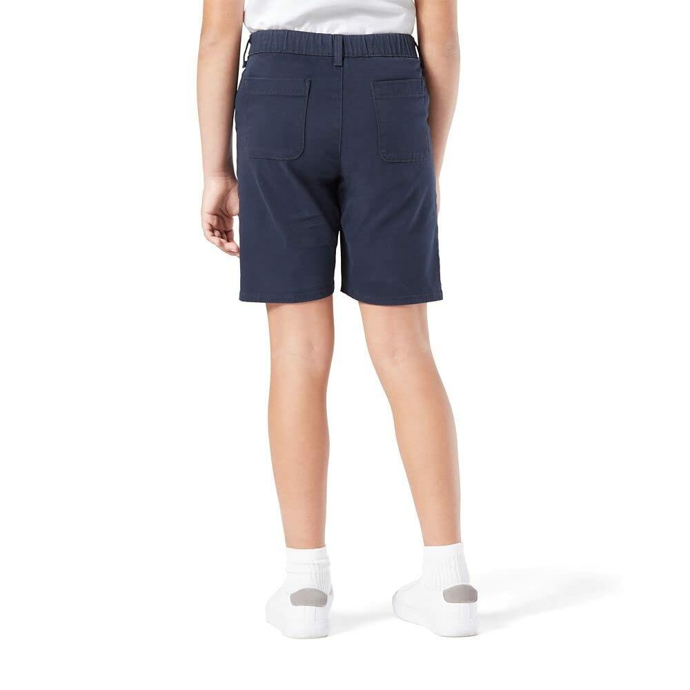 Levi Strauss Signature Gold Girls' Uniform Shorts, (New) Navy Blazer, 5