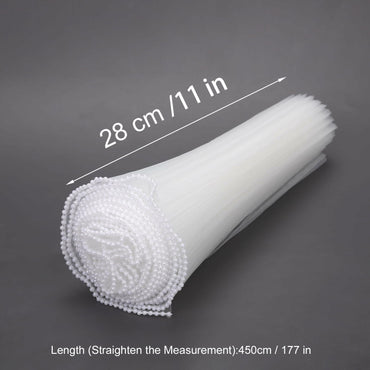 XIHIRCD 5 Yards Pearl Flower Wrapping Mesh Paper White Wavy Net Yarn