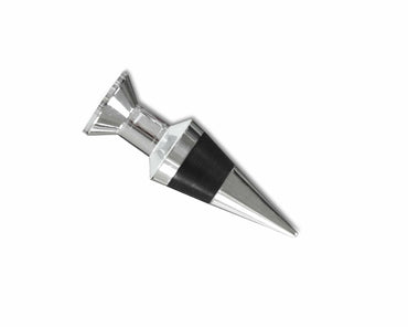 Lutong Brass Wine Bottle Stopper Set with Stainless Steel Pourer & Stand 4pcs