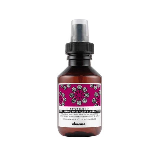 Davines Replumping Leave-in Hair Treatment & Volumizer - Hydrating, Non-Rinsing Formula for Dry, Damaged Hair - 3.38 fl oz