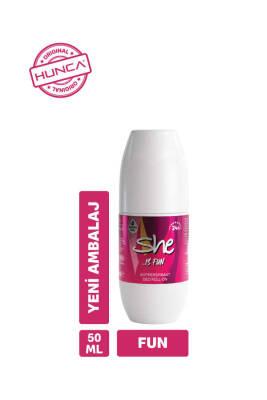 She Fun Roll-On Deodorant for Women: Long-Lasting Fresh Scent & Gentle Odor Protection, Perfect for Sensitive Skin - 50 ml