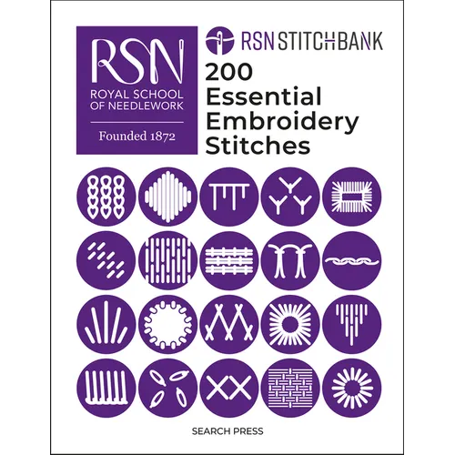 Rsn Stitch Bank: 200 Essential Embroidery Stitches - Hardcover
