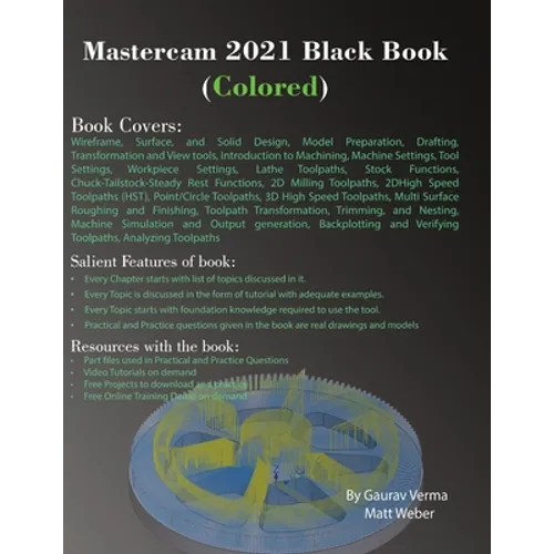 Mastercam 2021 Black Book (Colored) - Paperback