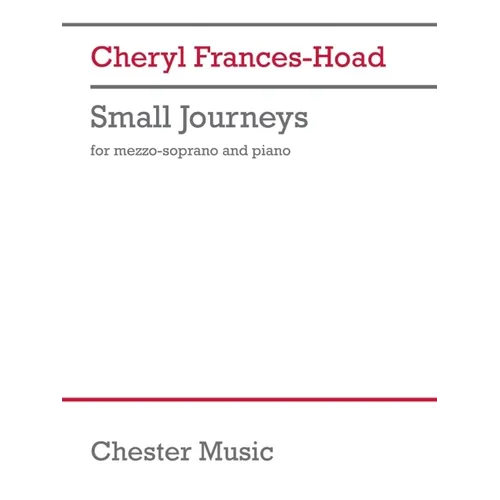 Frances-Hoad: Small Journeys for Mezzo-Soprano and Piano - Paperback