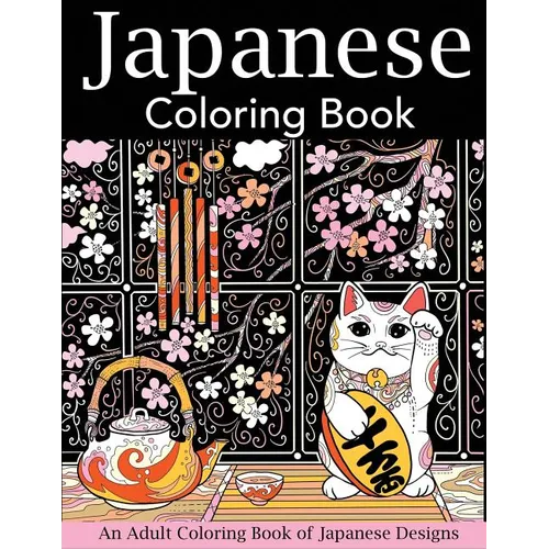 Japanese Coloring Book - Paperback