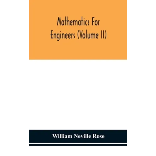 Mathematics for engineers (Volume II) - Hardcover