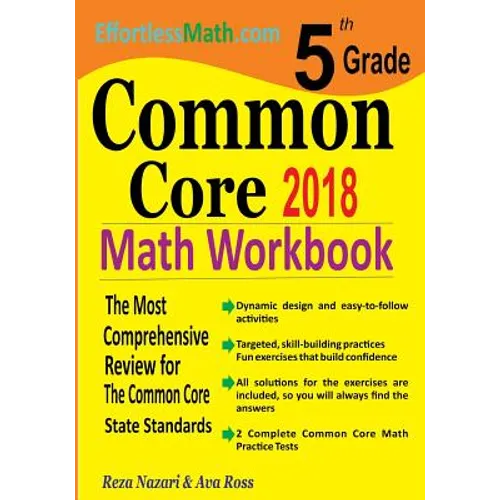 5th Grade Common Core Math Workbook: The Most Comprehensive Review for The Common Core State Standards - Paperback
