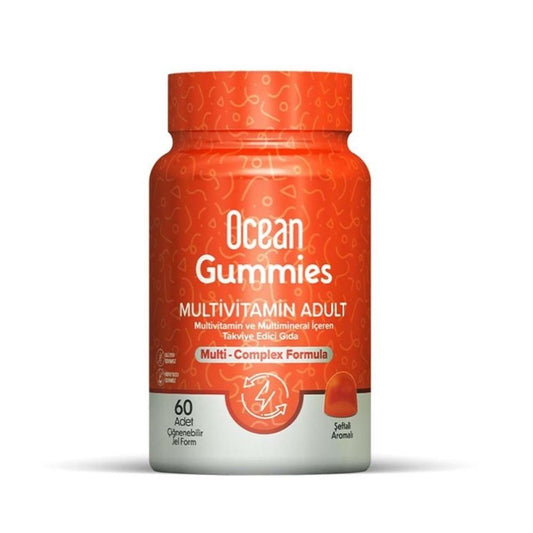 Orzax Ocean Gummies Multivitamin Adult - 60 Count Chewable Vitamin Gummies for Comprehensive Nutrition Support