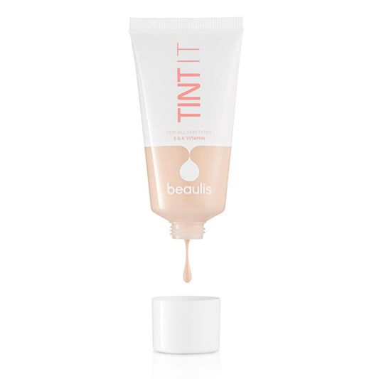 Beaulis Tint It Foundation 106 Light Porcelain - Medium Coverage Foundation Makeup with Vitamins E & K