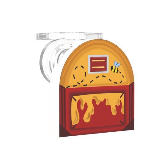 Pooh Bear Lugfly Cosplay Mini Backpack - Minifig Scale - Custom Printed - Made Using LEGO® Parts