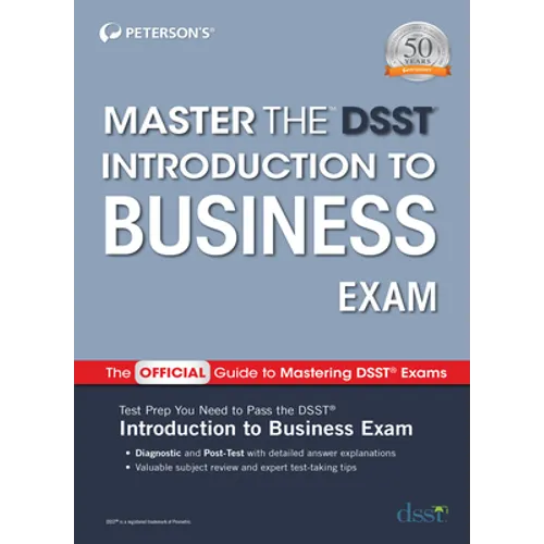 Master the Dsst Introduction to Business Exam - Paperback