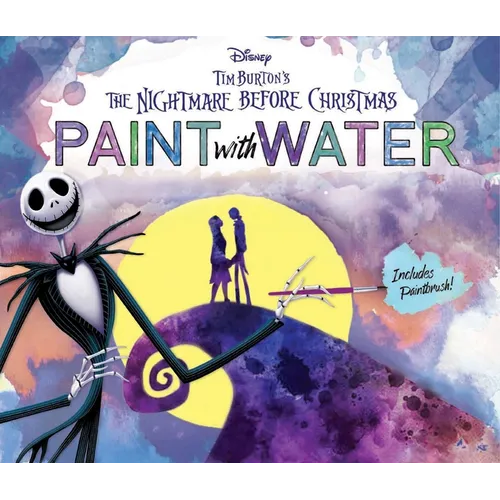 Disney Tim Burton's the Nightmare Before Christmas Paint with Water - Paperback