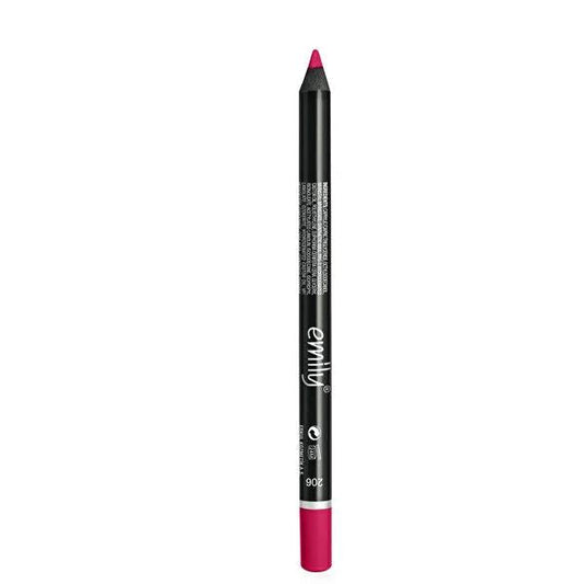 Golden Rose Emily 206 Lip Liner: Define & Enhance Lips with Rich, Long-Lasting Color | High-Quality Lip Pencil