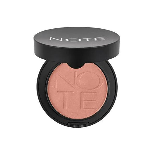 Note Luminous Silk Compact Blusher 12 Rosy Glow - Natural Radiant Flush with Argan Oil & Vitamin E
