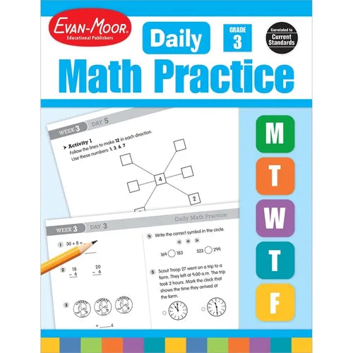 Daily Math Practice, Grade 3 Te - Paperback