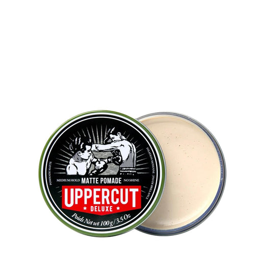 Uppercut Deluxe Matte Pomade 100g - Matte Finish Hair Styling for Men & Women