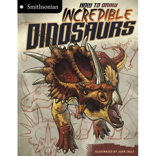 How to Draw Incredible Dinosaurs - Paperback