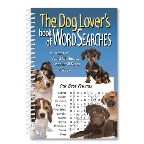 The Dog Lover's Book of Word Searches - Spiral