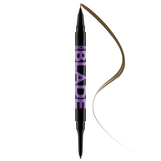 Brow Blade 2-in-1 Eyebrow Pen + Waterproof Pencil - Long-Lasting, Microblade Precision, Cruelty-Free