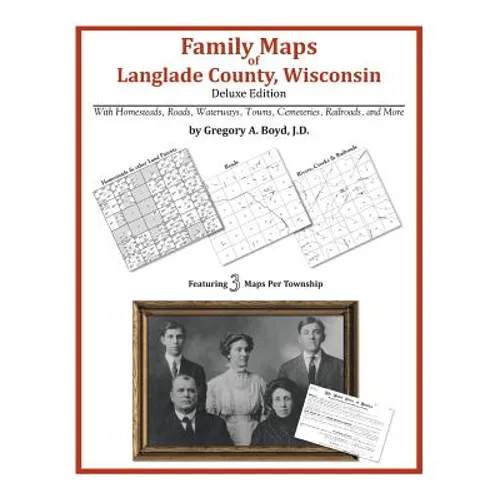 Family Maps of Langlade County, Wisconsin - Paperback