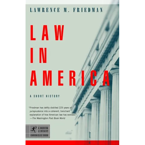 Law in America: A Short History - Paperback