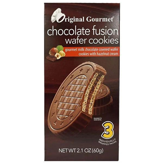 Original Gourmet Gourmet Wafer Cookie with Hazelnut Cream Filling & Milk Chocolate Coating