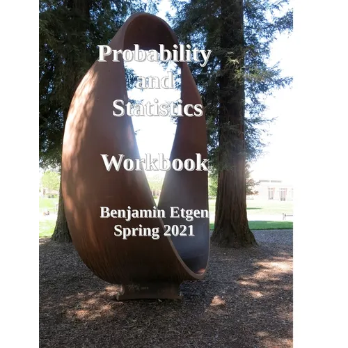 Probability And Statistics Workbook - Paperback