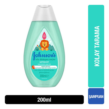 Johnson's Baby Tear-Free Shampoo: Gentle, Hypoallergenic Cleansing & Detangling for Happy, Tangle-Free Hair - Pediatrician Tested, 200ml