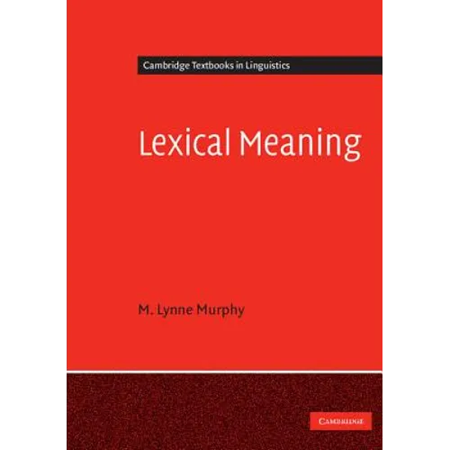 Lexical Meaning - Paperback