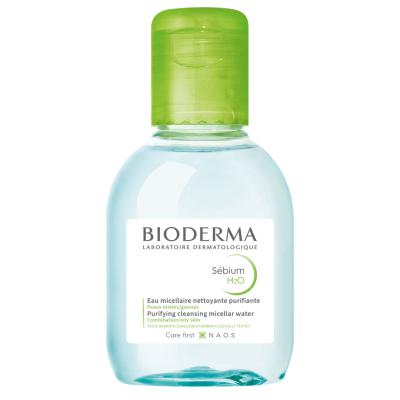Bioderma Sebium H2O Micellar Water for Oily and Acne-Prone Skin - Gentle Makeup Remover & Skincare, 3.38 fl oz