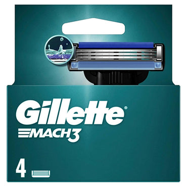 Gillette Mach3 Razor Blades for Men - Sharp, Durable, and Compatible Replacement Blades