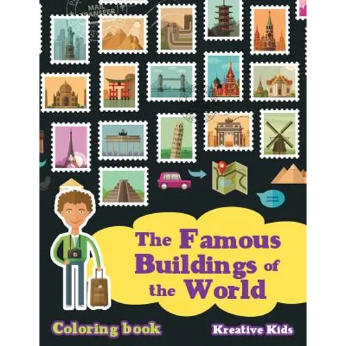 The Famous Buildings of the World Coloring Book - Paperback