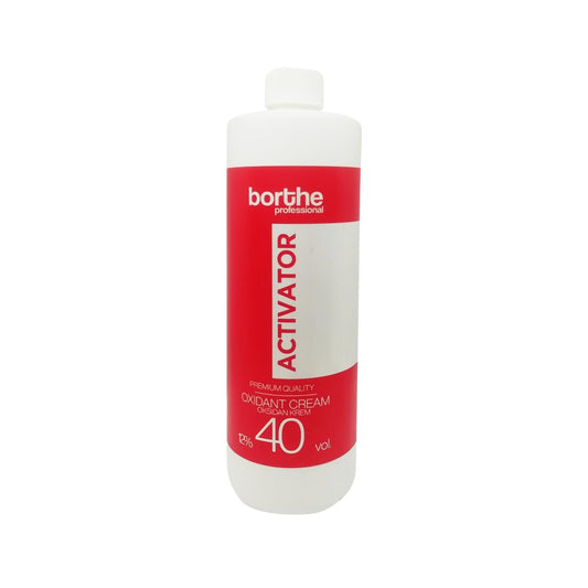 Borthe Professional Oksidan Krem 40 Vol %12 Hair Oxidizing Cream - 1000 ml for Professional Hair Coloring & Bleaching