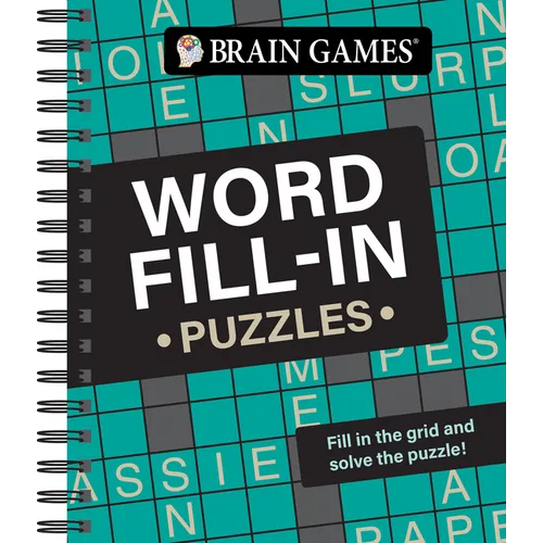 Brain Games - Word Fill-In Puzzles - Spiral