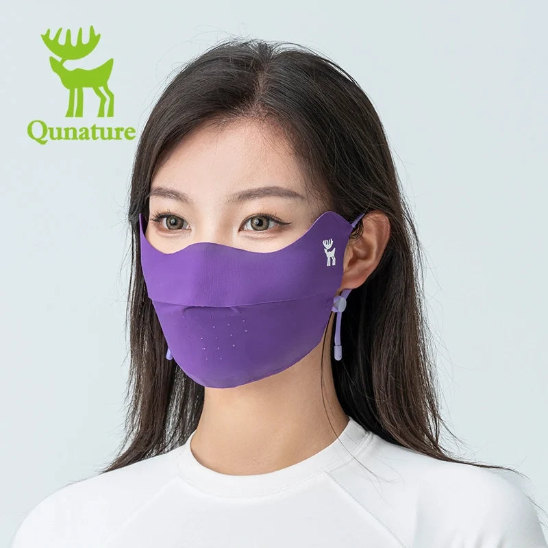 UV Protection Cool Face Mask – Breathable, Eye Coverage, Adjustable & Reusable