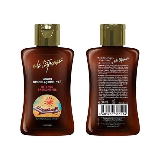 Eda Ta_põnar Yo_un Bronzla_tõrõcõ Ya_: Get a Deep, Fast, Natural Tan with Melanin Infusion & Sun Protection - 50ml Travel Size