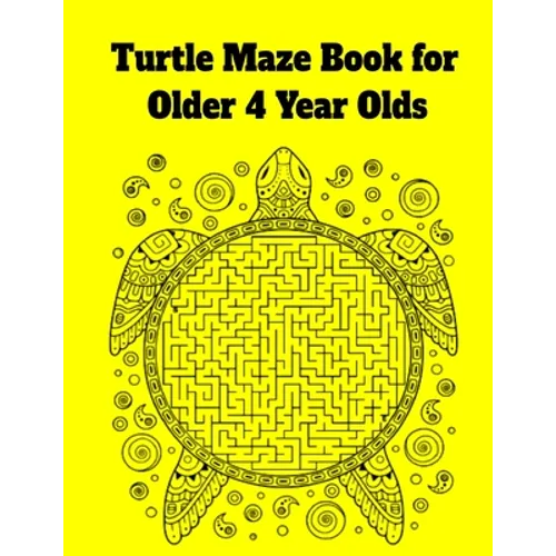 Turtle Maze Book for Older 4 Year Olds - Paperback