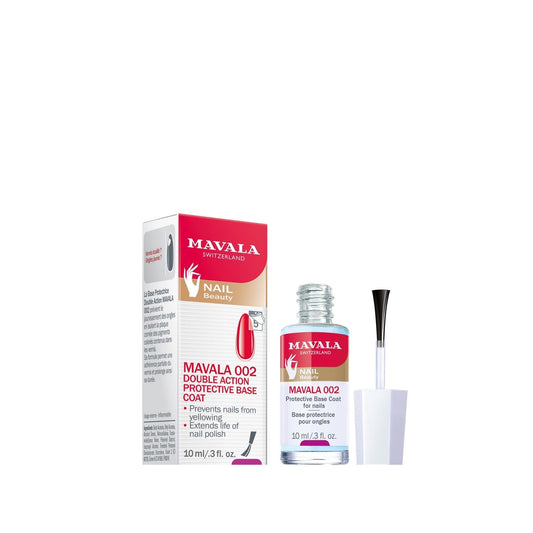Mavala 002 Base Coat - Protective Nail Base Coat for Healthy Nail Polish Application - 0.34 fl oz