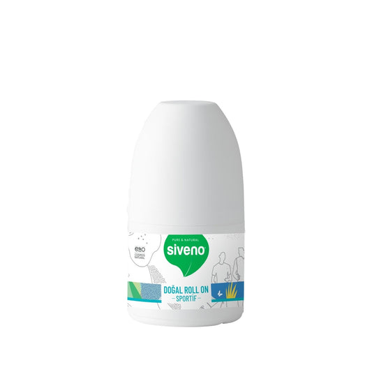 Siveno Natural Roll-On Sportive Deodorant 50 ml - Effective, Natural, and Convenient Personal Hygiene