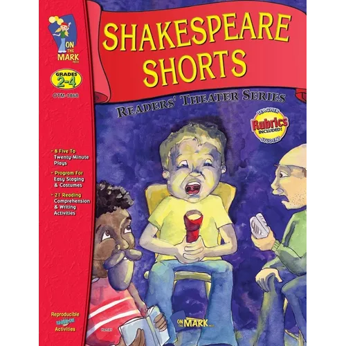 Shakespeare Plays Adapted for Readers Theater with Scripts & Activities Gr 2-4 - Paperback