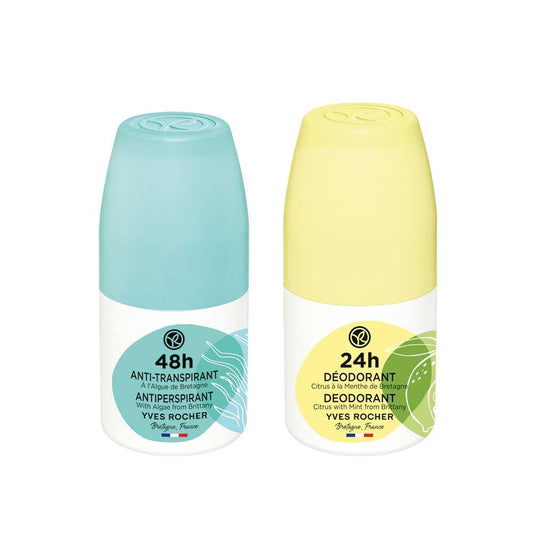 Fresh - Dual Roll-on Deodorant Set - Natural Antiperspirant & Deodorant for Daily Protection