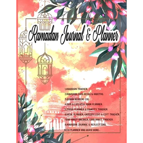 Ramadan Journal & Planner: Ramadan Gift For Women Mom, Islamic Fasting Tracker Ramadan Reflections Goal Tracker To Do List Undated(8.5x11)" 70 Pages - Paperback