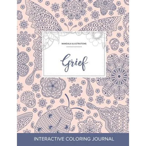 Adult Coloring Journal: Grief (Mandala Illustrations, Ladybug) - Paperback