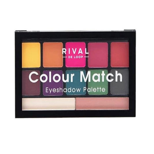 Rival de Loop Eyeshadow Palette NO.03 Colour Match - Matte Eyeshadow Palette for Various Looks
