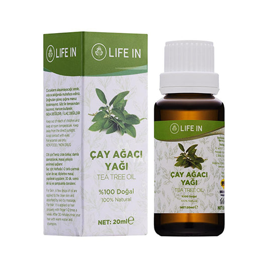 Life In Tea Tree Oil 20ml - Natural Skincare, Haircare & Nail Care Solution