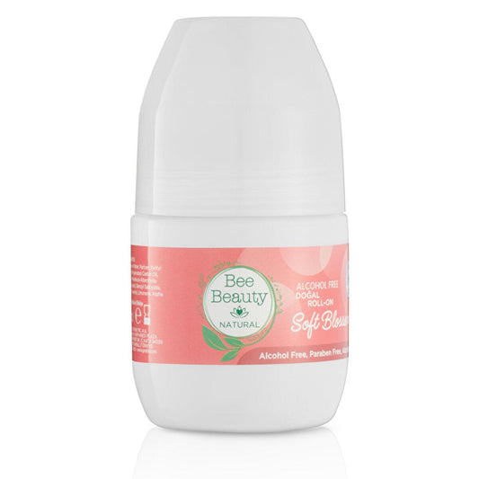 Bee Beauty Natural Soft Blossom Roll-On Deodorant for Women - Alcohol-Free, Paraben-Free, Sensitive Skin Friendly