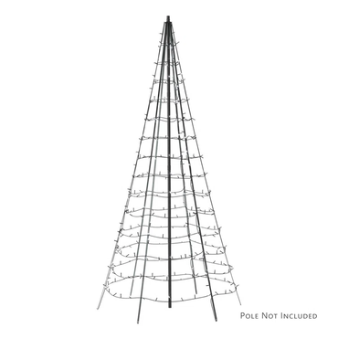 Twinkly 1000-Light RGB LED Light Pole Tree (Generation II)