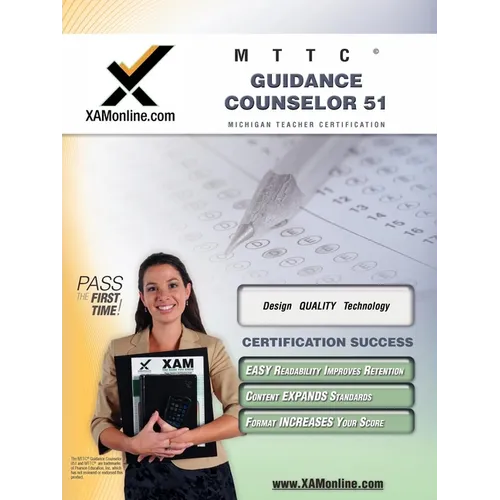 Mttc Guidance Counselor 51 Teacher Certification Test Prep Study Guide - Paperback