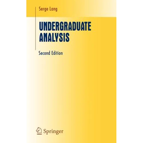 Undergraduate Analysis - Hardcover